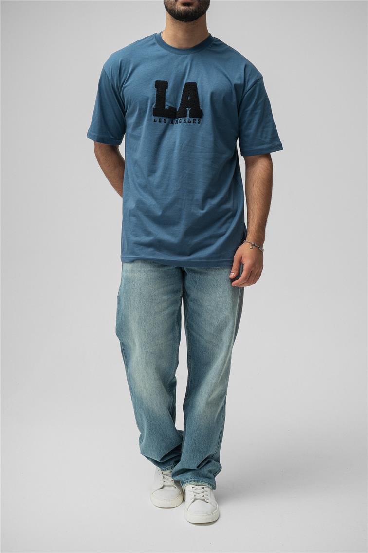 LosAngeles Oversize T-Shirt İndigo
