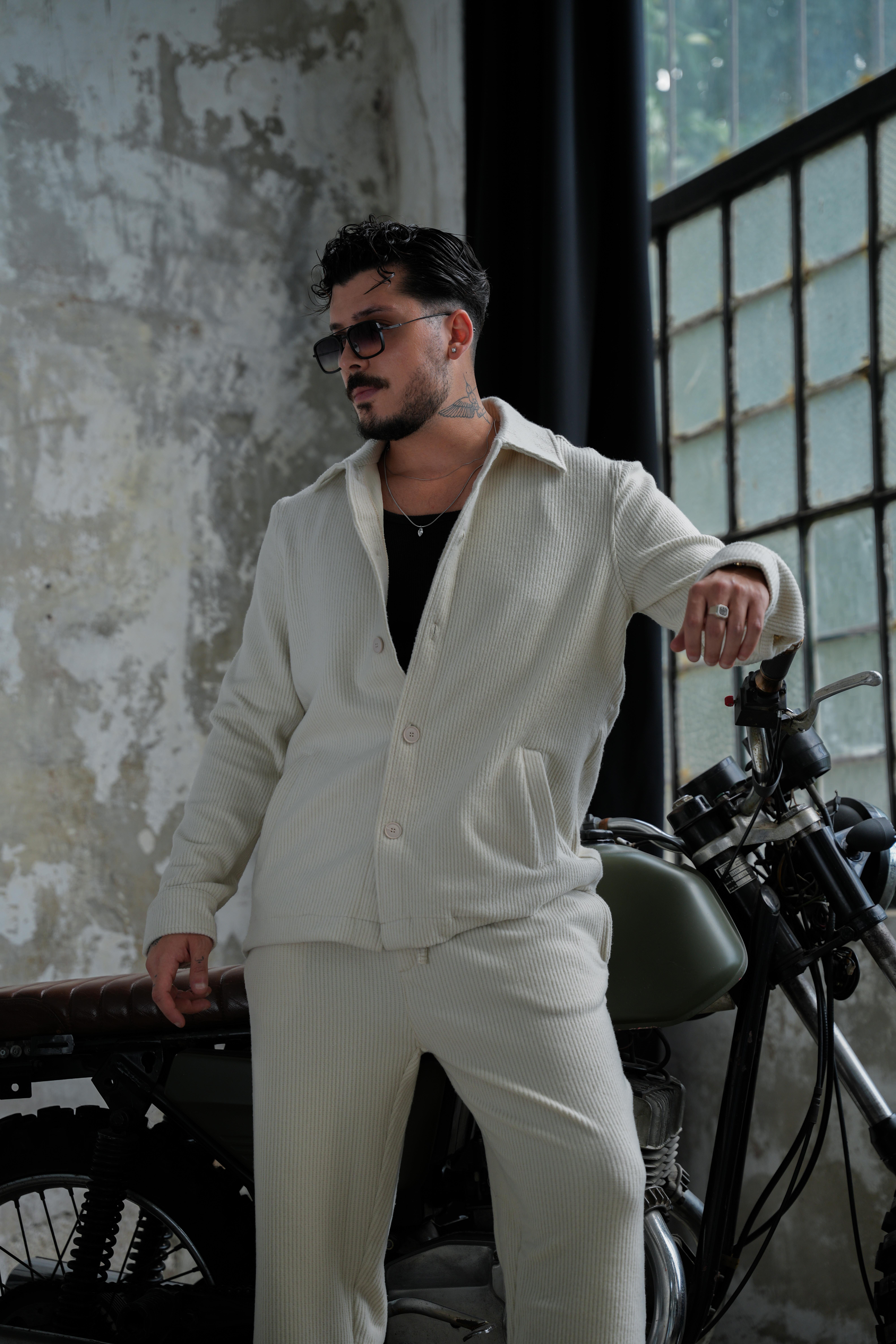 Milan Fitilli Ceket Bej