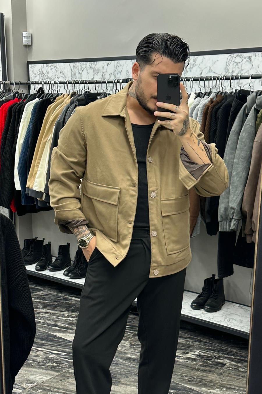 NGR Rahat Kalıp Ceket Camel