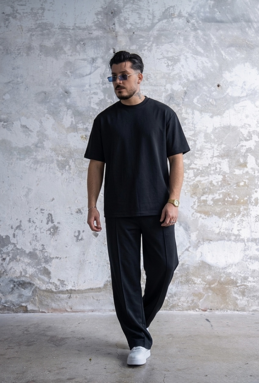 Oysho oversize takım Siyah