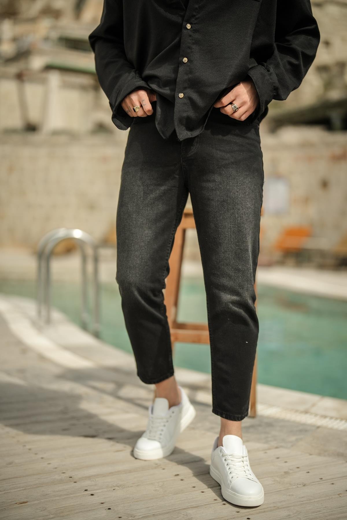 Santos Mom Jean Siyah