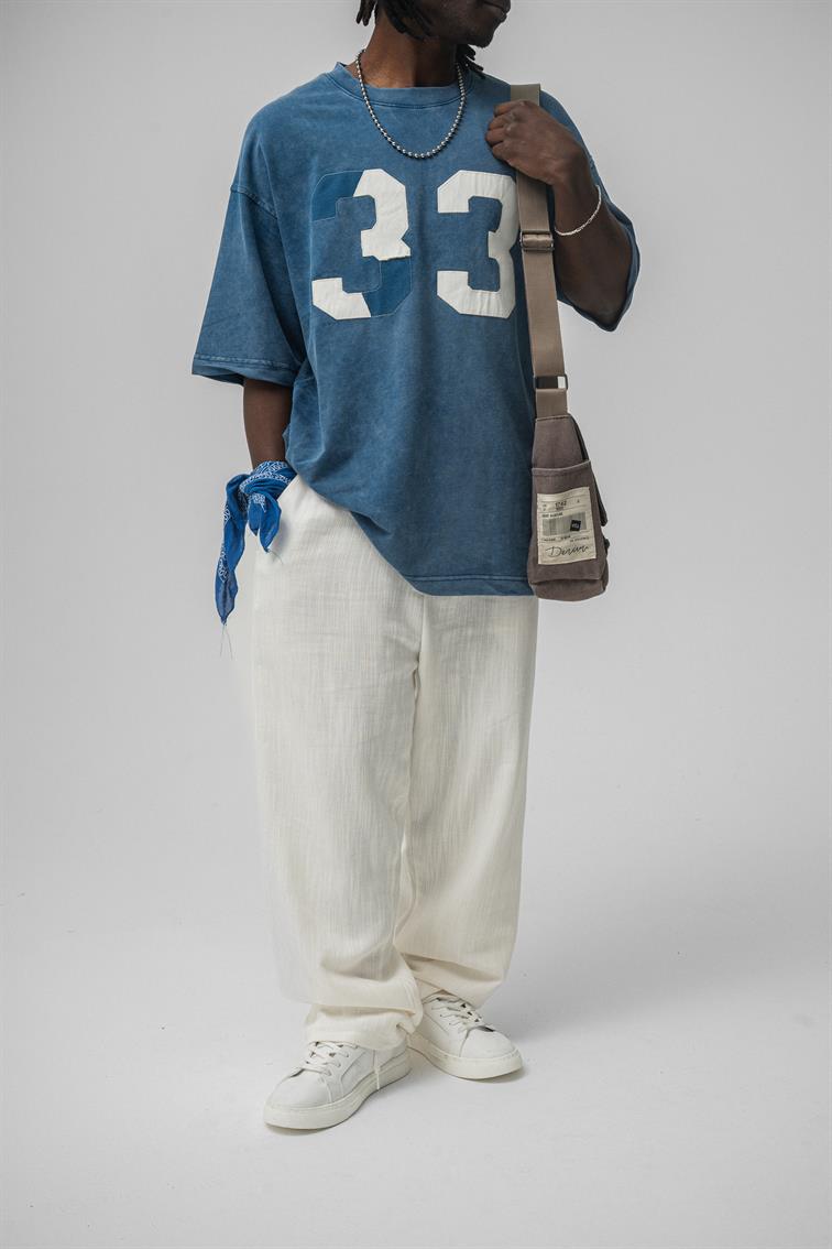 33 Oversize T-Shirt İndigo