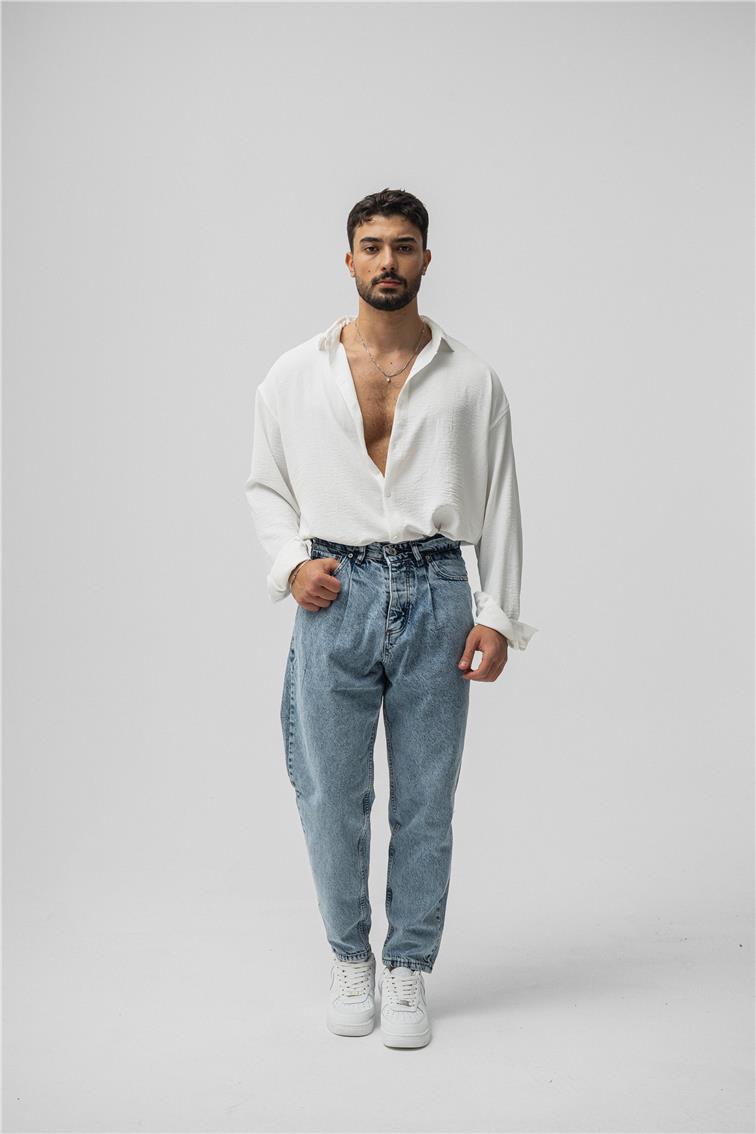 Balloon Basic Jean Yıkamalı Açık Mavi