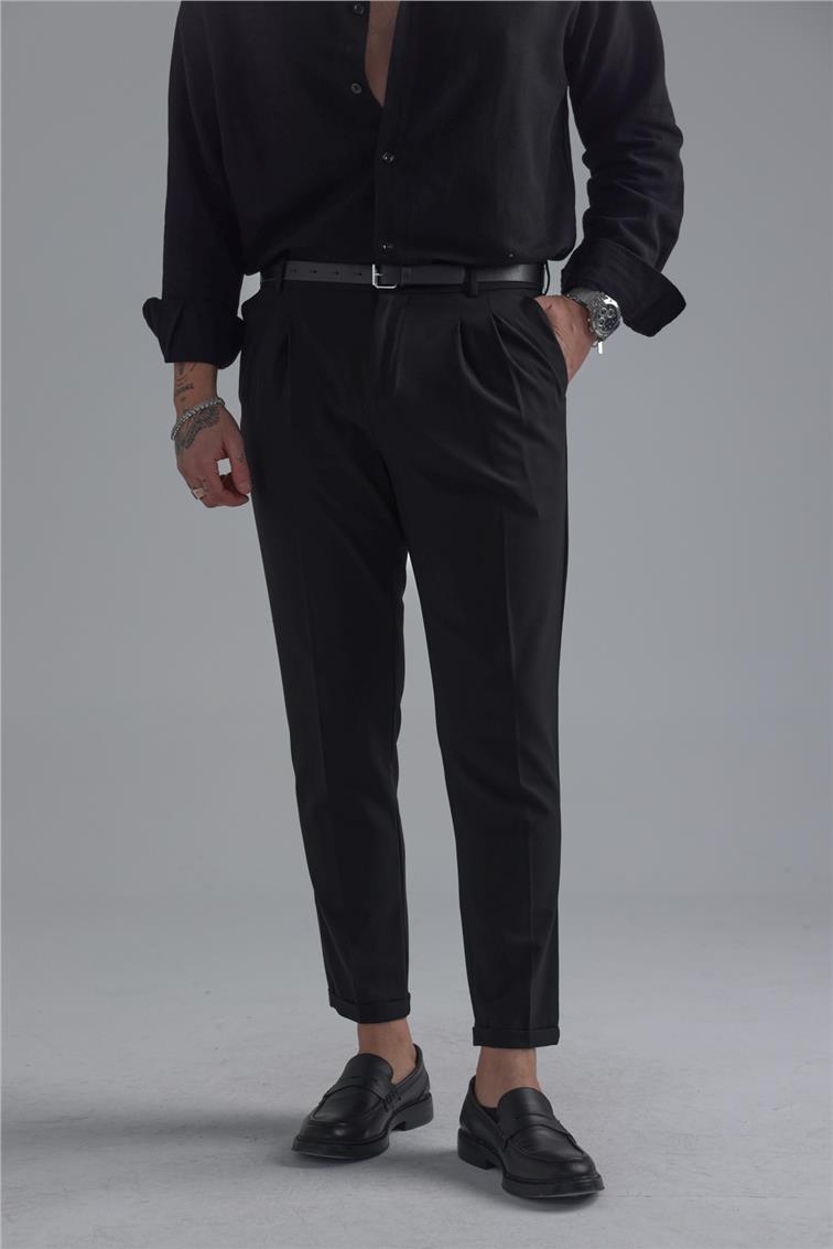 Basic Klasik Kalem Pantolon Siyah