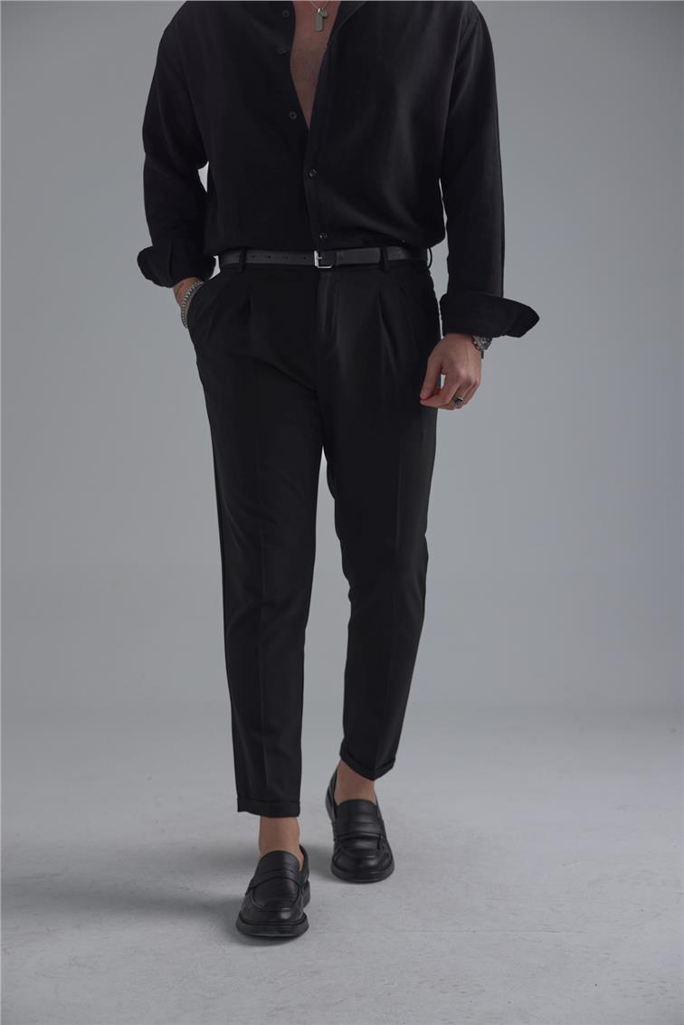 Basic Klasik Kalem Pantolon Siyah