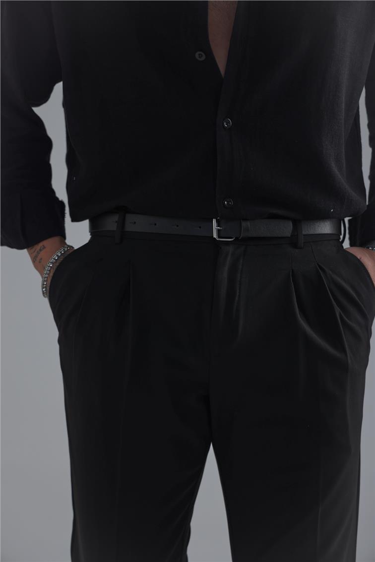 Basic Klasik Kalem Pantolon Siyah