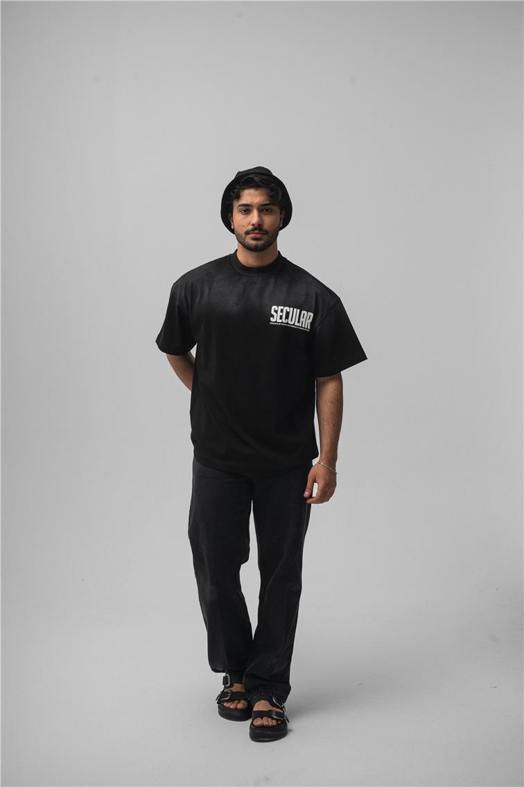 Basic Regular Jean Yıkamalı Siyah