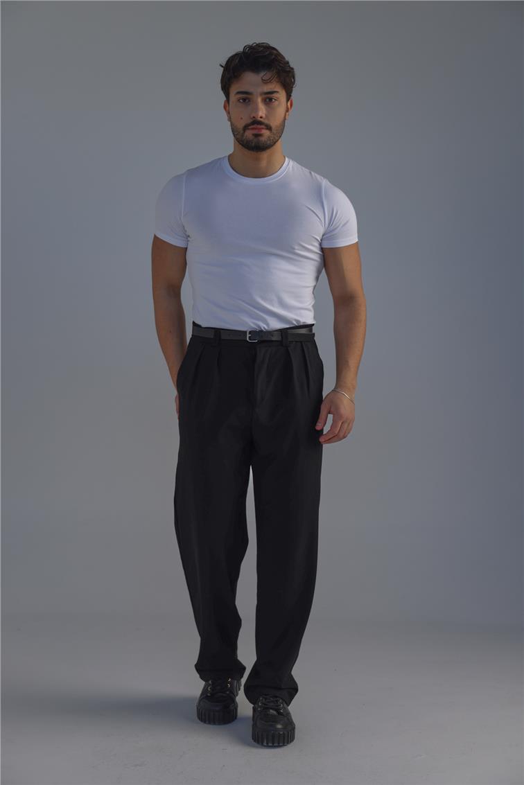 Basic Slim Fit T-Shirt Beyaz