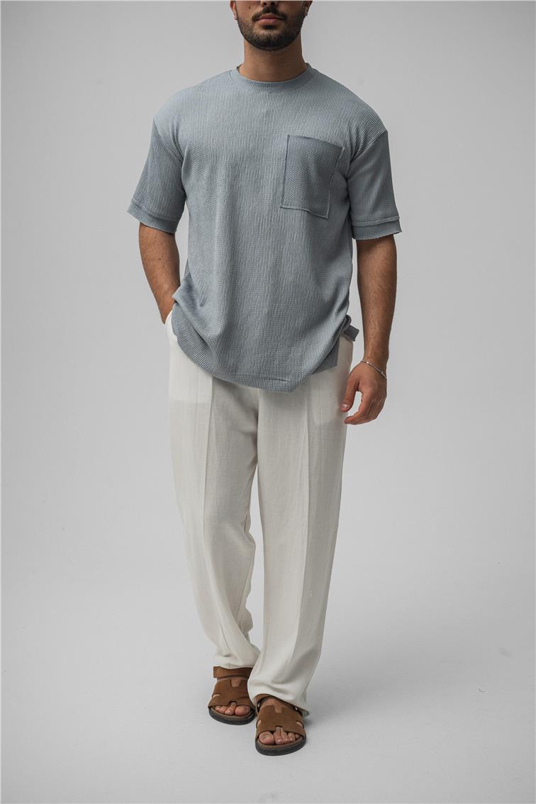 Cepli Basic Oversize T-Shirt Gri