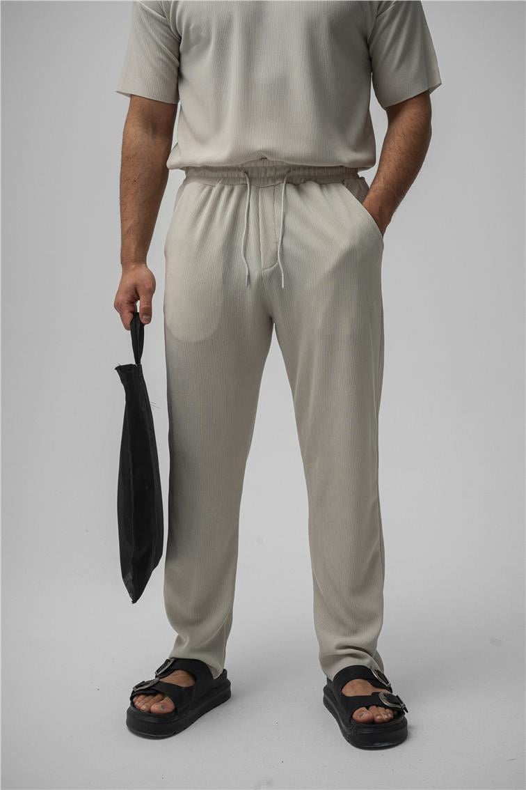 Fitilli Pantolon Gri