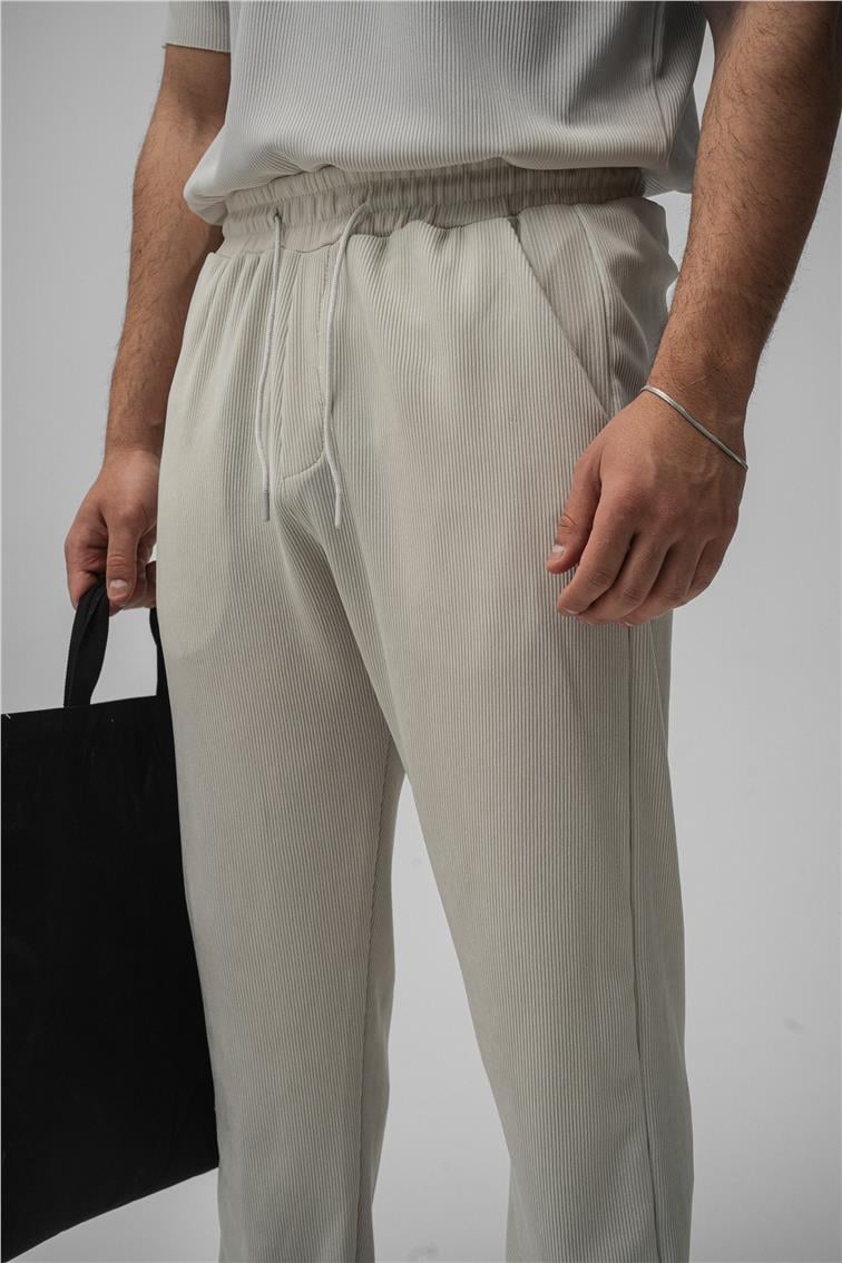 Fitilli Pantolon Gri