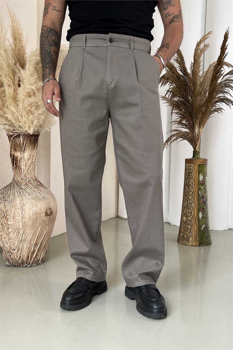 Gabardin Bol Kot Pantolon Yeşil