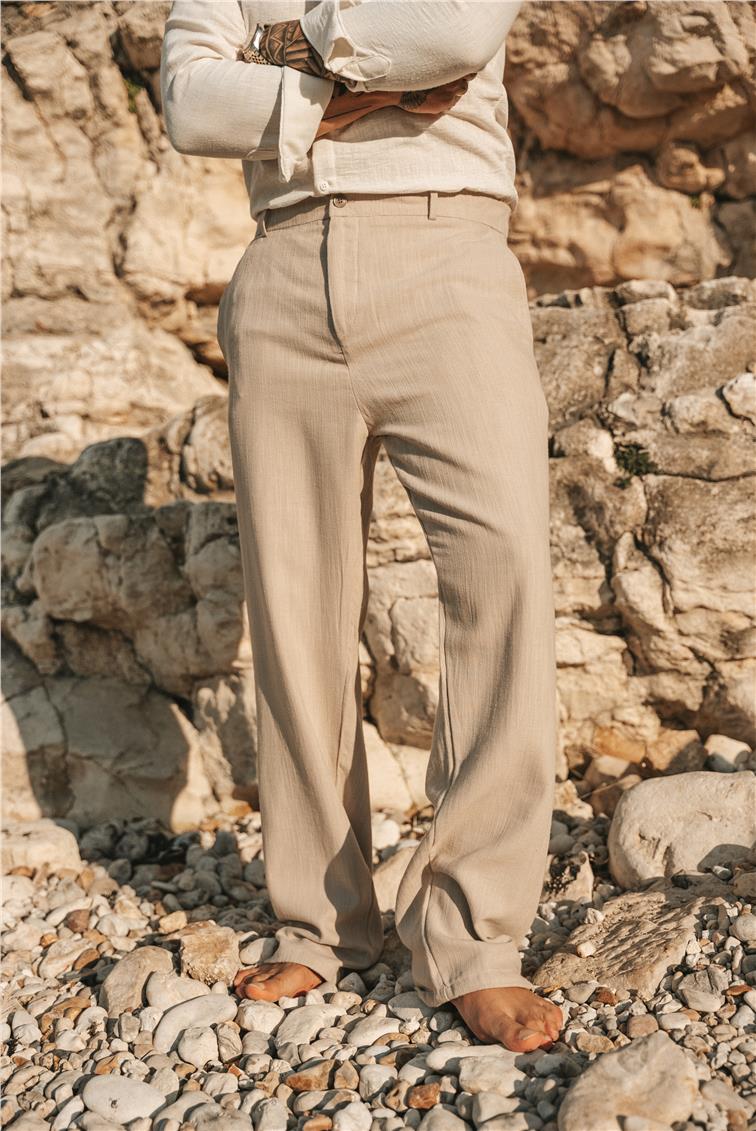 Keten Baggy Pantolon Bej