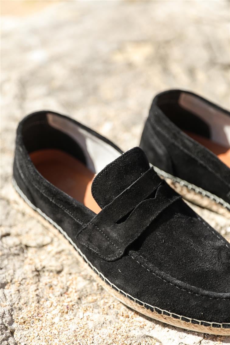 Klasik Espadril Ayakkabı Siyah