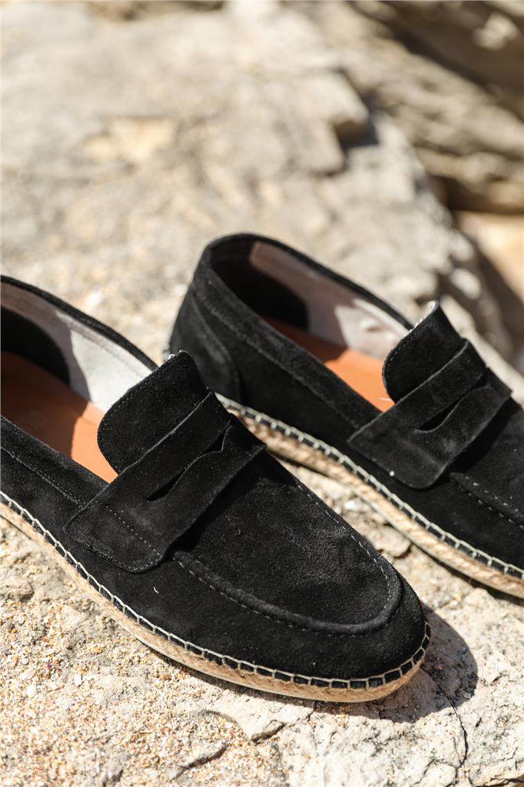 Klasik Espadril Ayakkabı Siyah