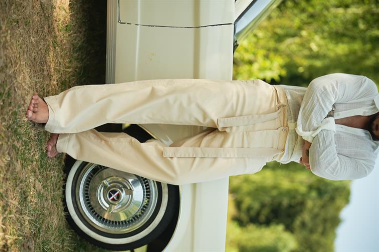 Kuşaklı Baggy Pantolon Krem