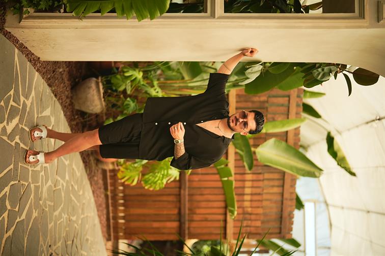 Light Kısa Kol Oversize Gömlek Siyah