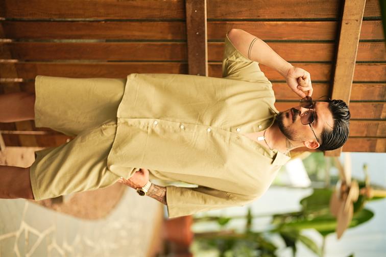 Light Kısa Kol Oversize Gömlek Yeşil