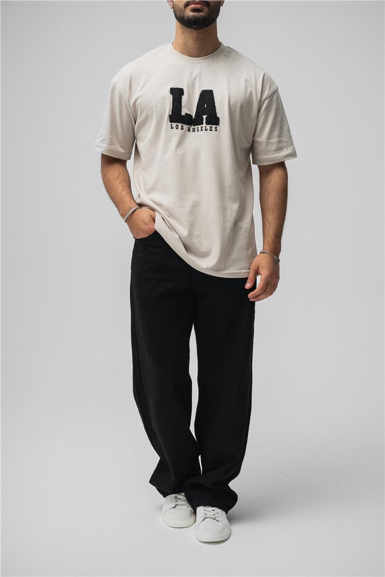 LosAngeles Oversize T-Shirt Bej