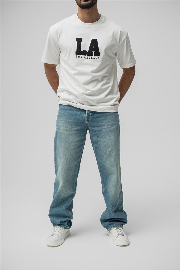 LosAngeles Oversize T-Shirt Beyaz