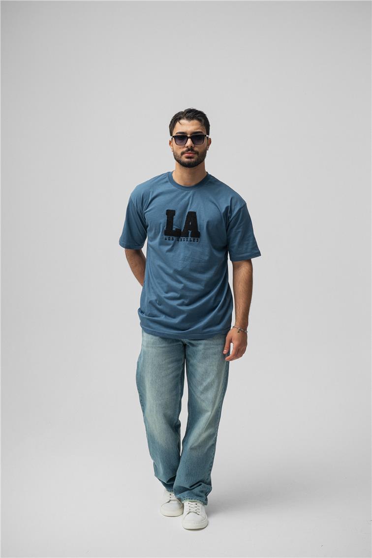 LosAngeles Oversize T-Shirt İndigo