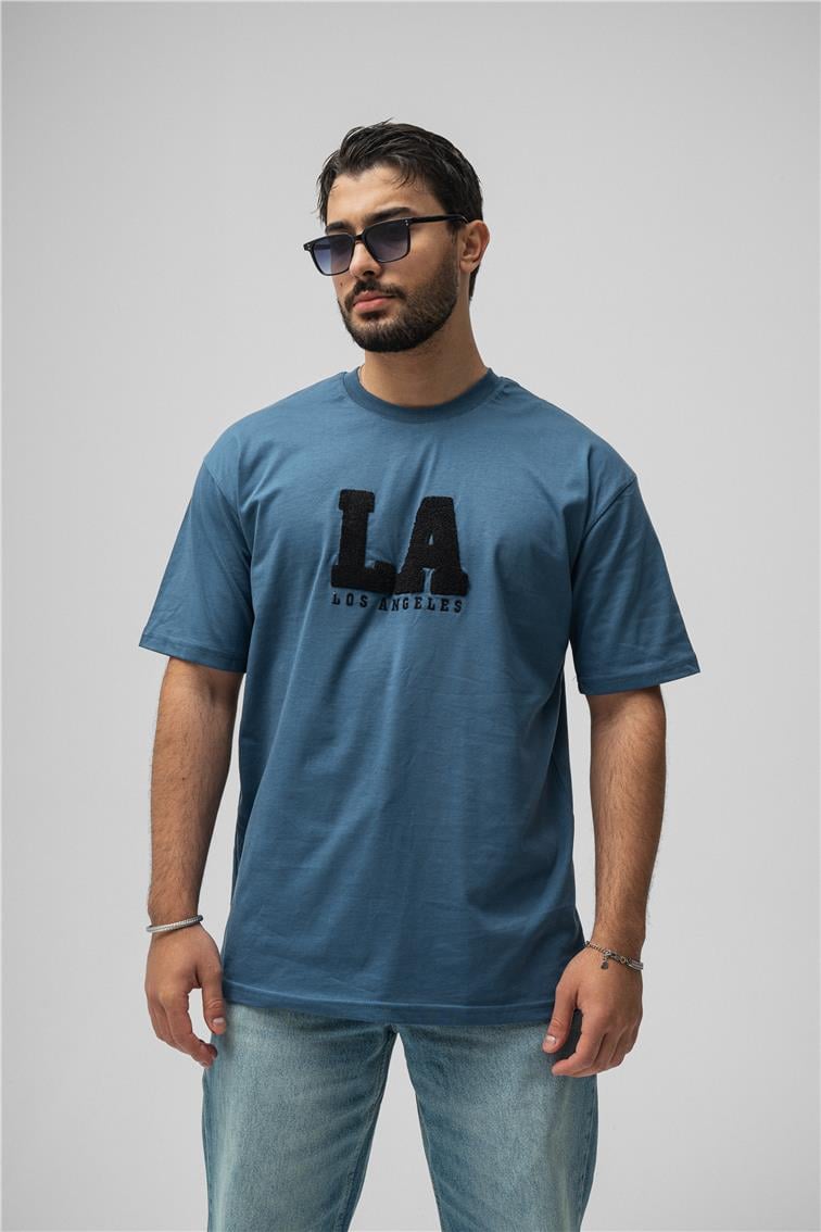 LosAngeles Oversize T-Shirt İndigo