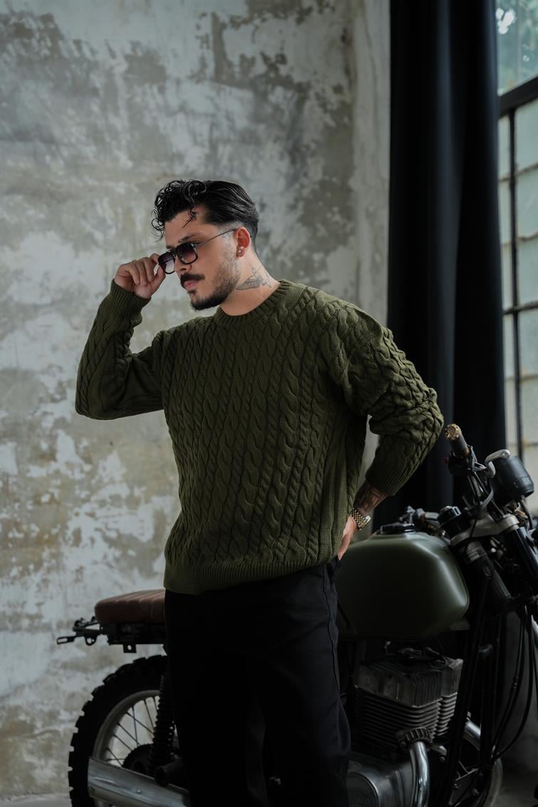 Maglieria Kazak Haki