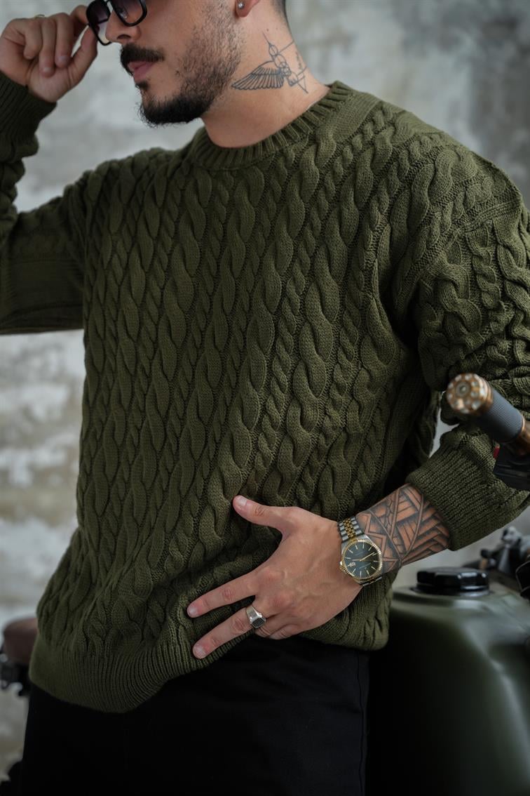 Maglieria Kazak Haki