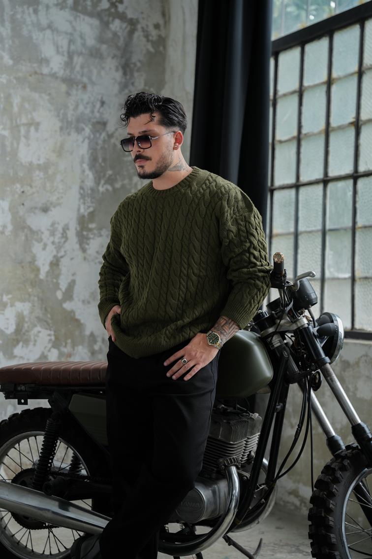 Maglieria Kazak Haki