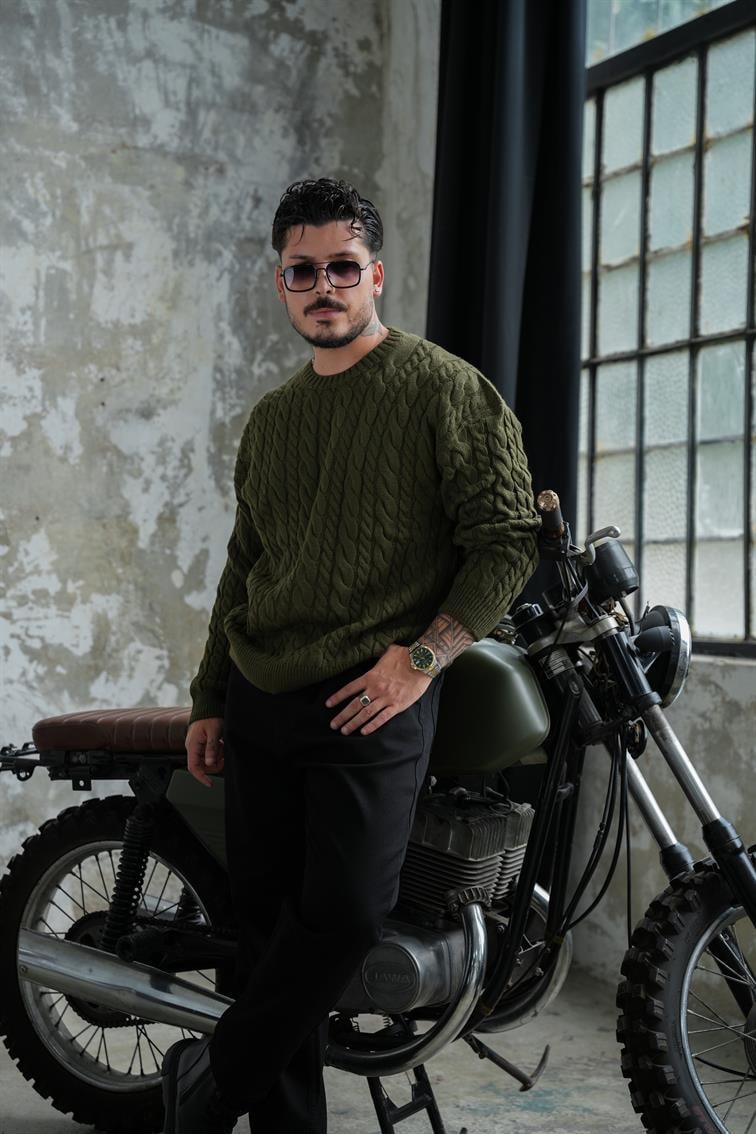 Maglieria Kazak Haki