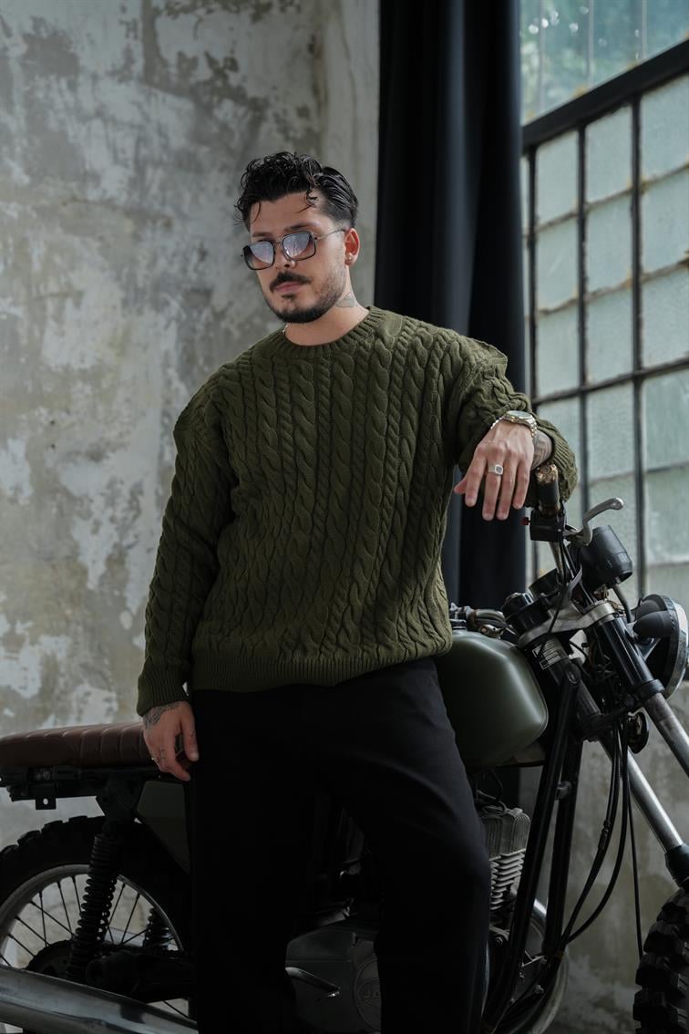 Maglieria Kazak Haki