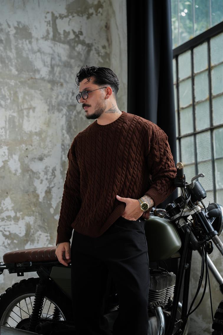 Maglieria Kazak Kahve