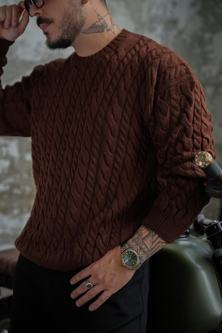 Maglieria Kazak Kahve