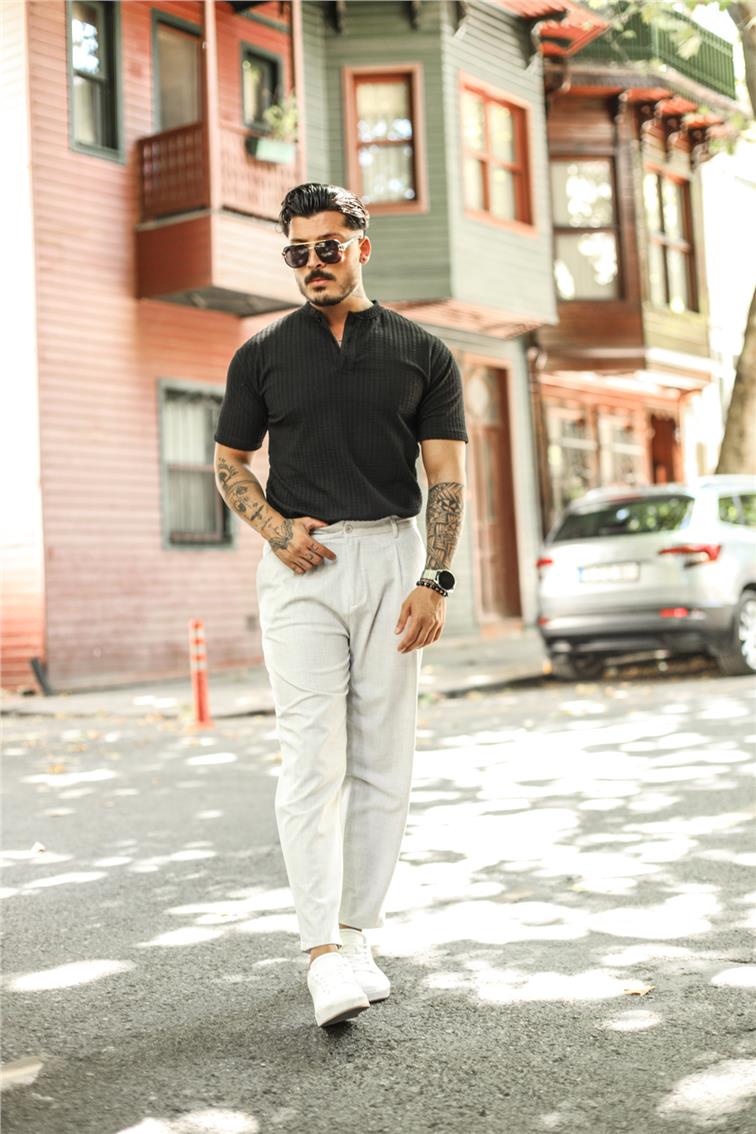 Office Boy Klasik Kalem Pantolon Gri