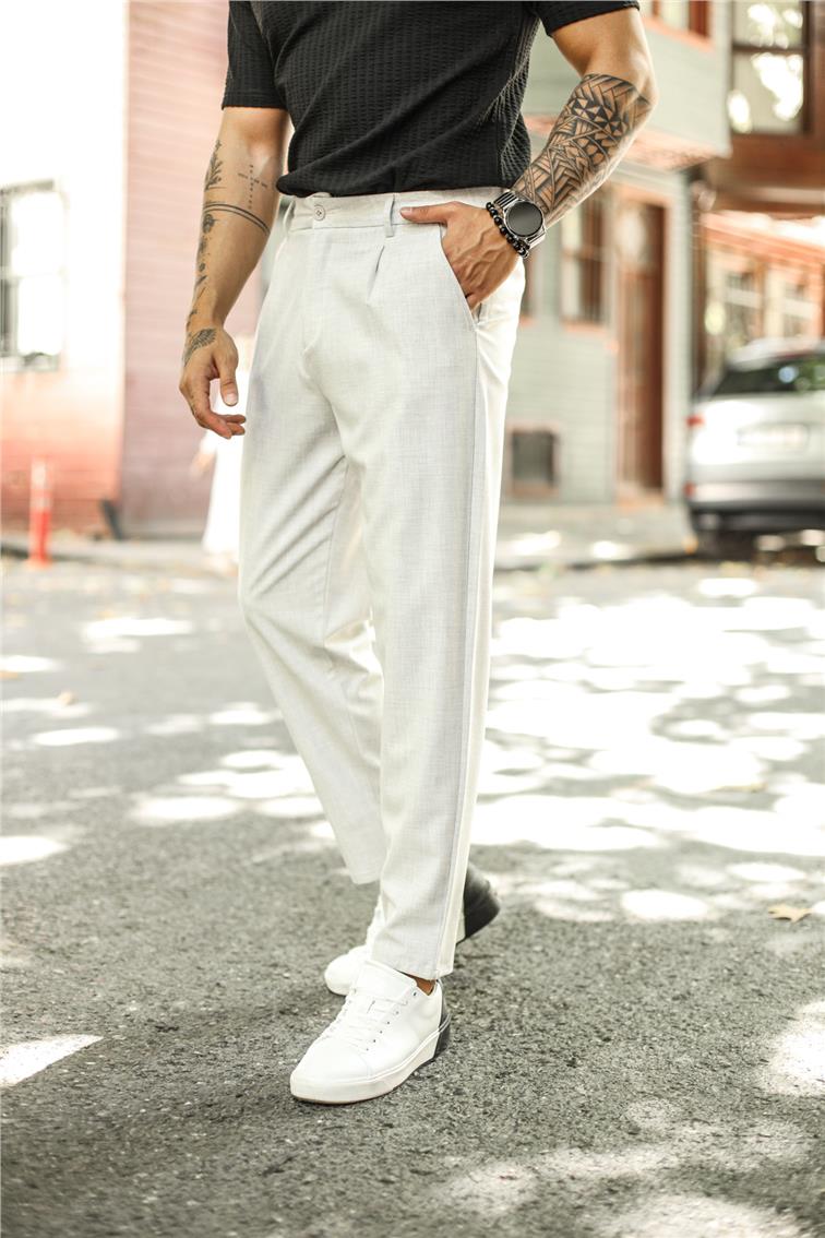 Office Boy Klasik Kalem Pantolon Gri