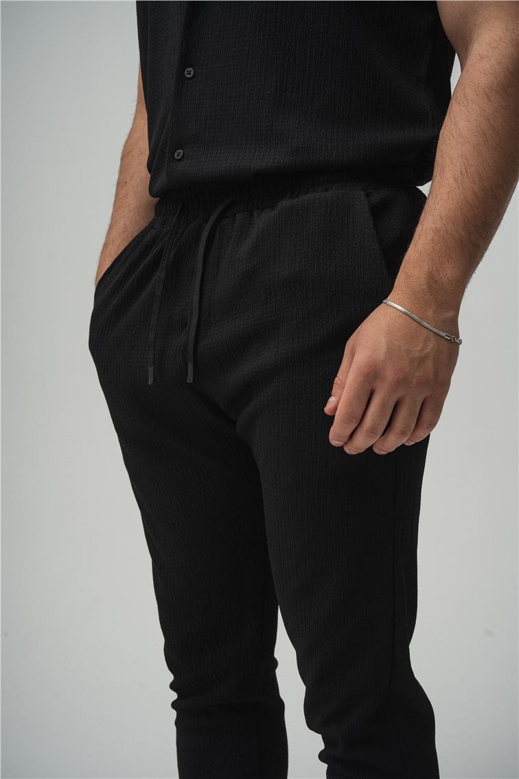 Pilili Pantolon Siyah
