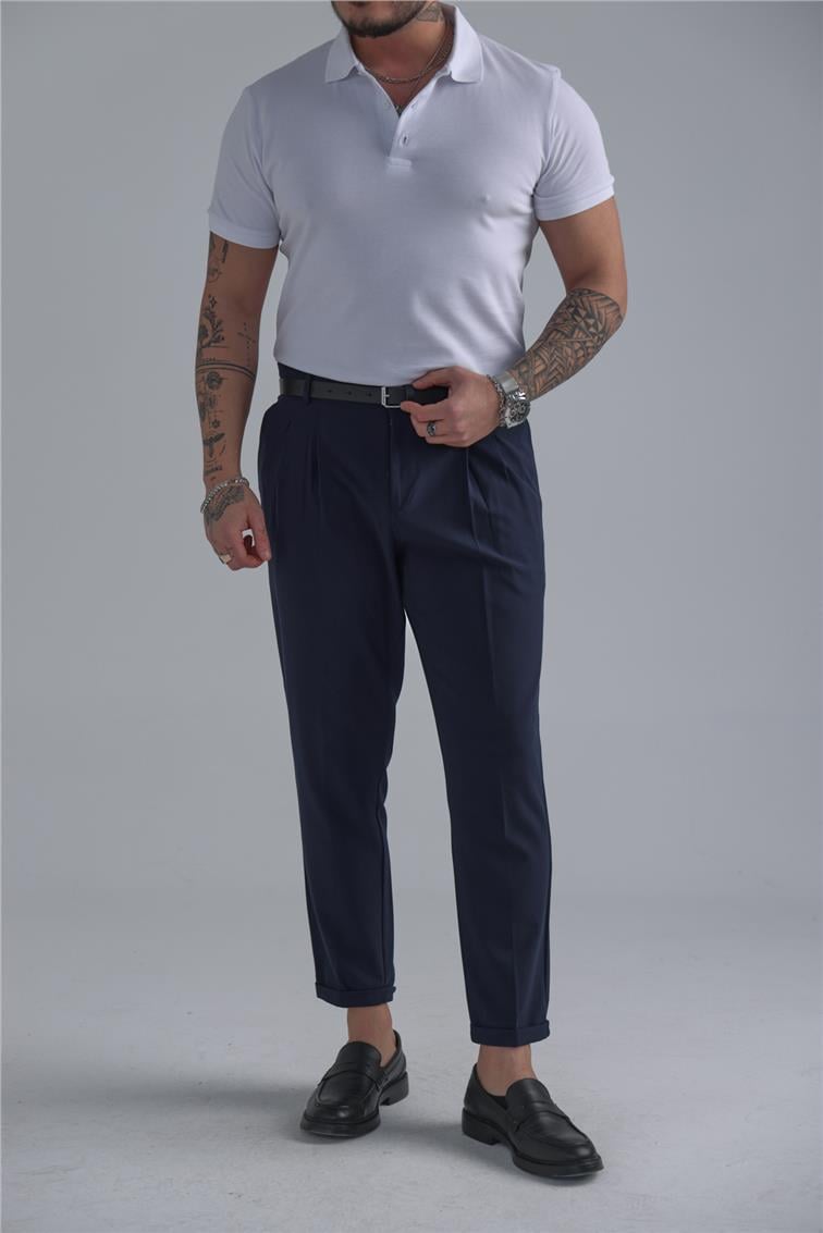 Polo Yaka T-Shirt Beyaz