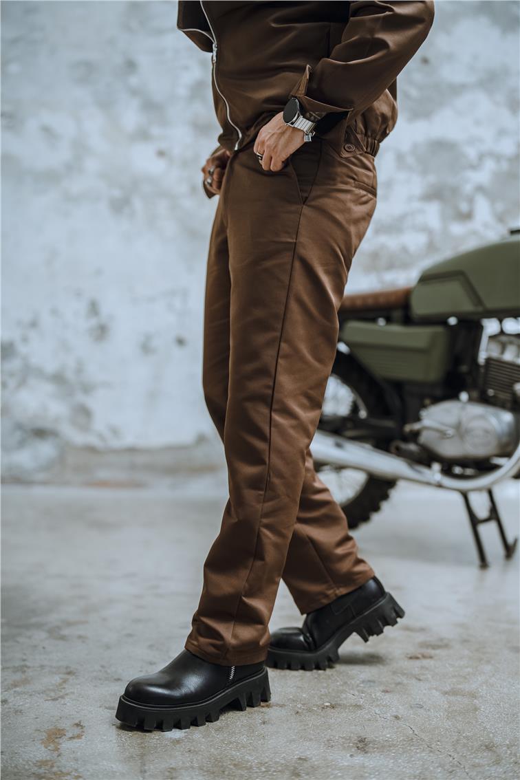 Rahat Klasik Pantolon Kahve