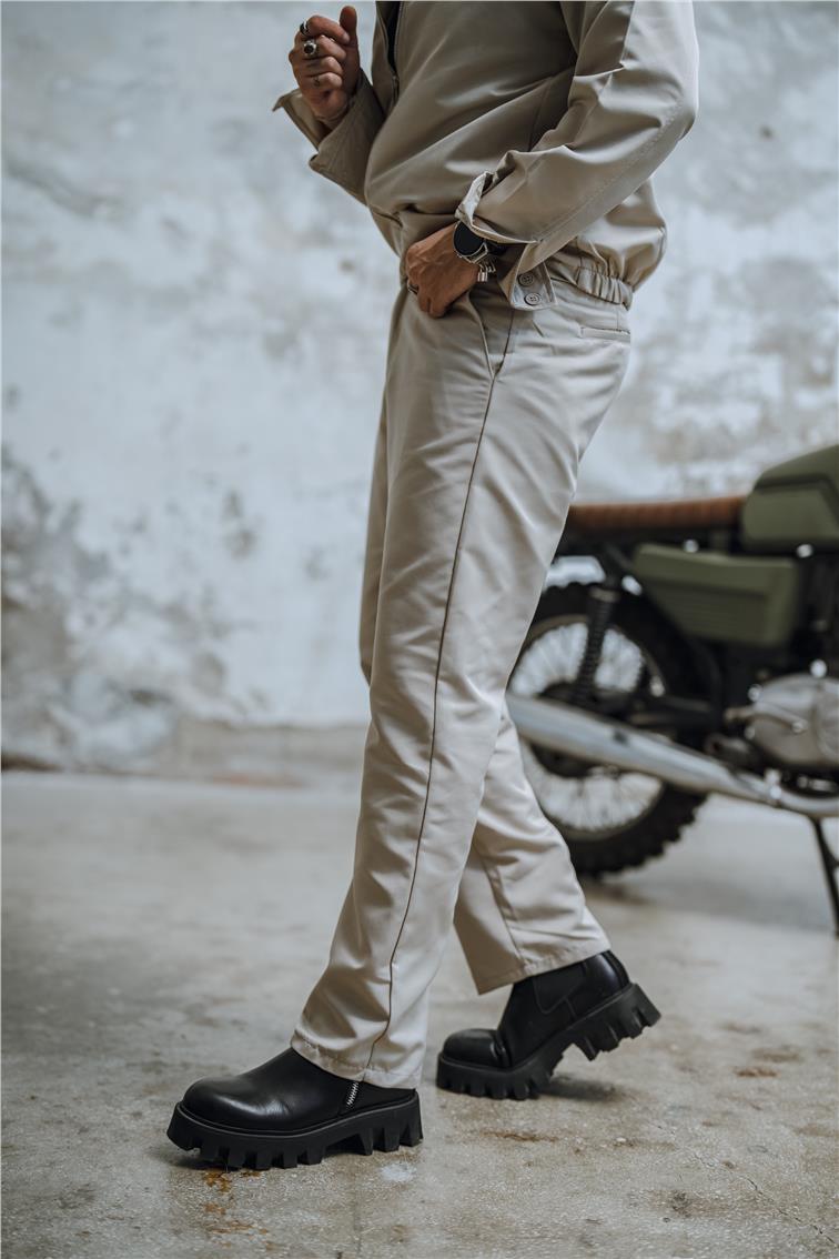 Rahat Klasik Pantolon Taş