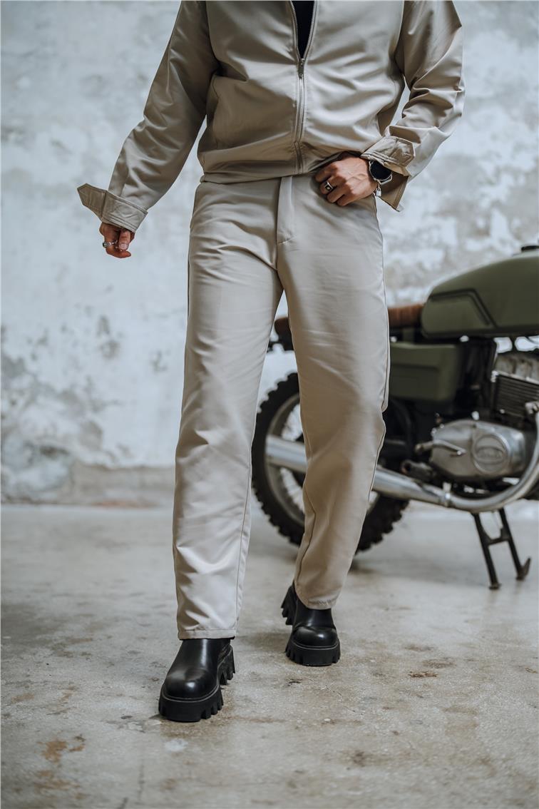 Rahat Klasik Pantolon Taş