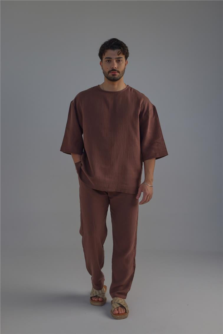 Regular Müslin Takım Kahve