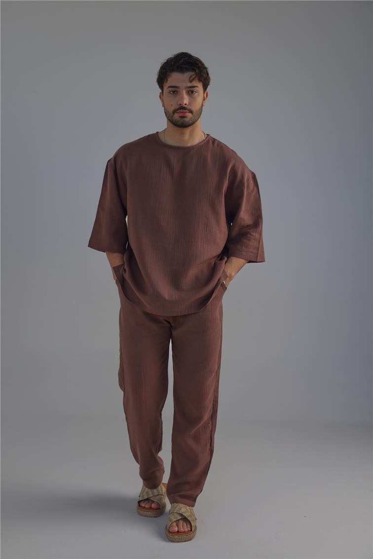 Regular Müslin Takım Kahve