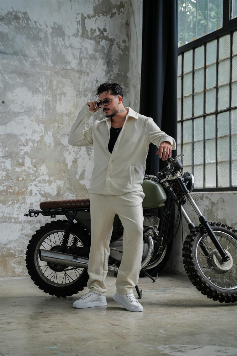 Renzo Fitilli Pant Bej