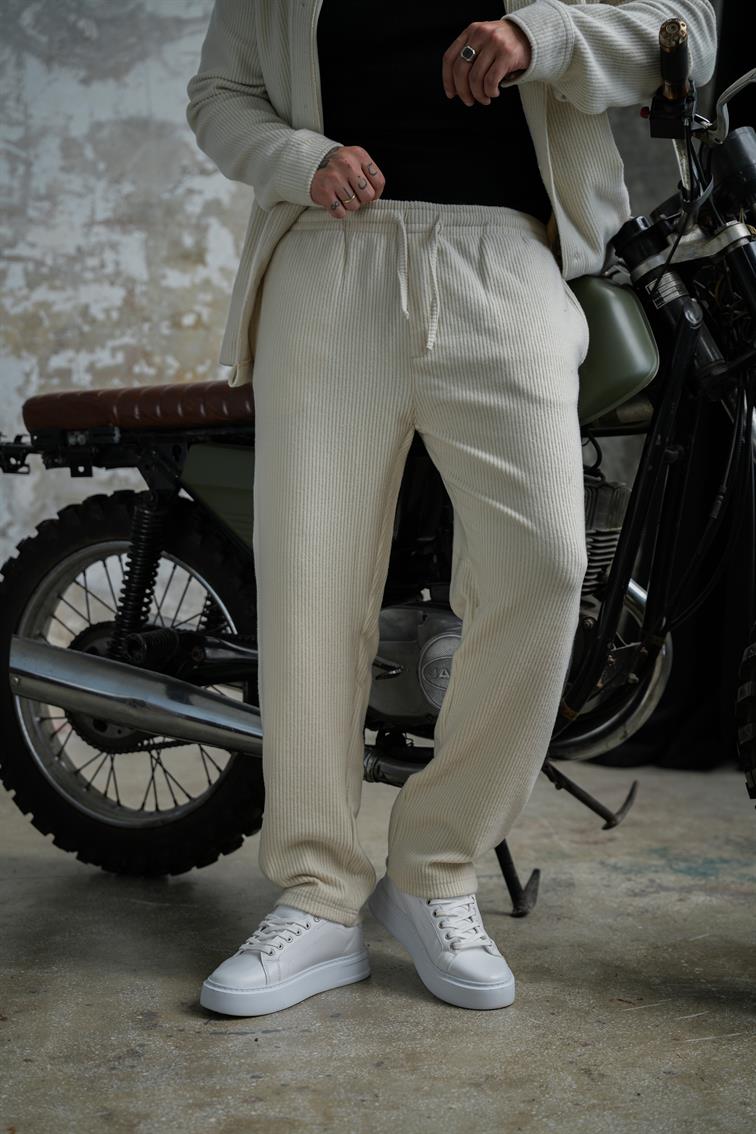 Renzo Fitilli Pant Bej