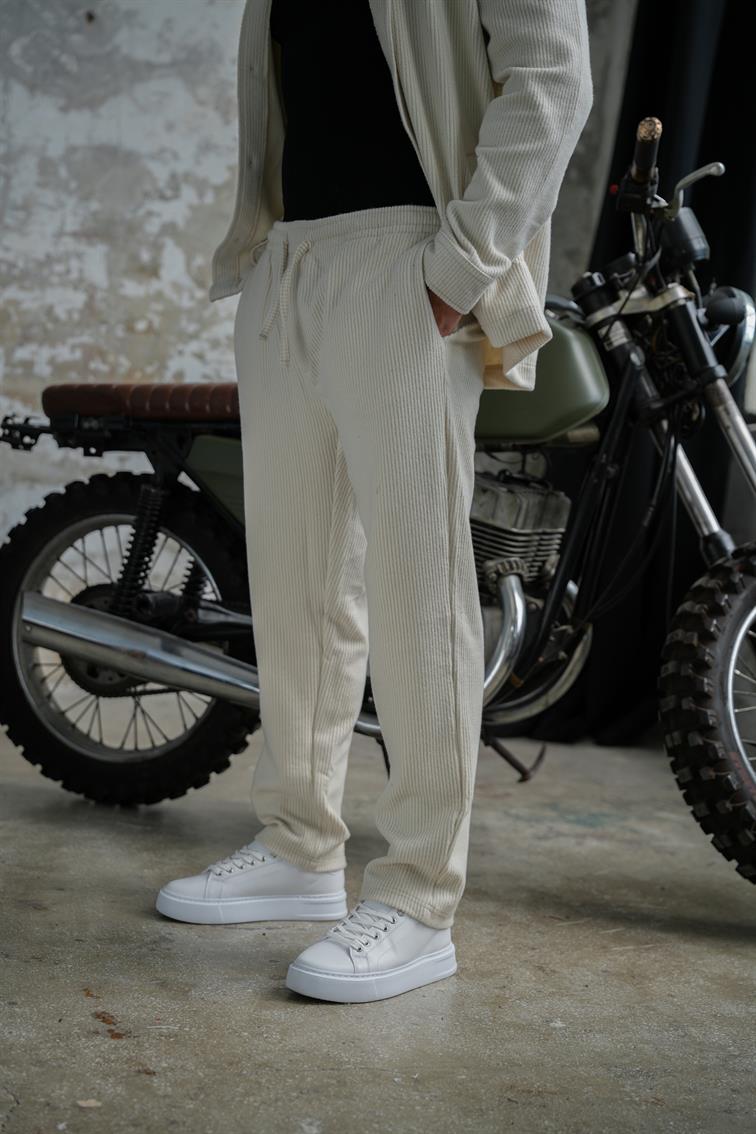 Renzo Fitilli Pant Bej