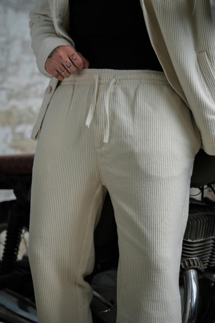 Renzo Fitilli Pant Bej