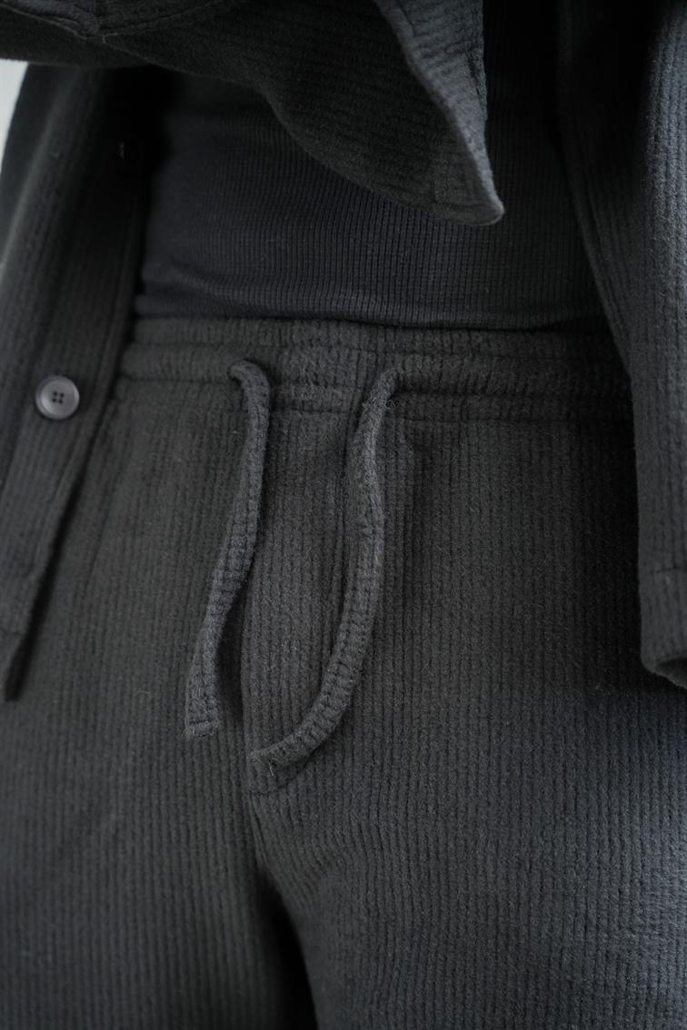 Renzo Fitilli Pant Siyah