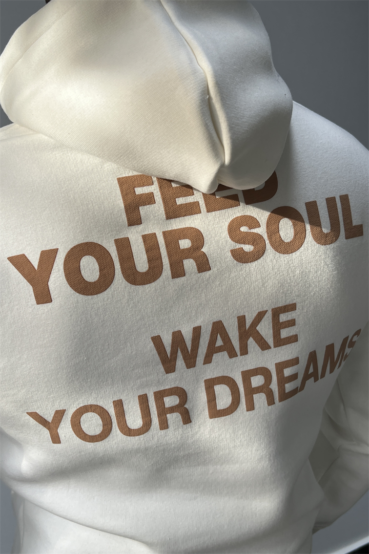 Send Me Your Playlist Baskılı Sweathirt Beyaz