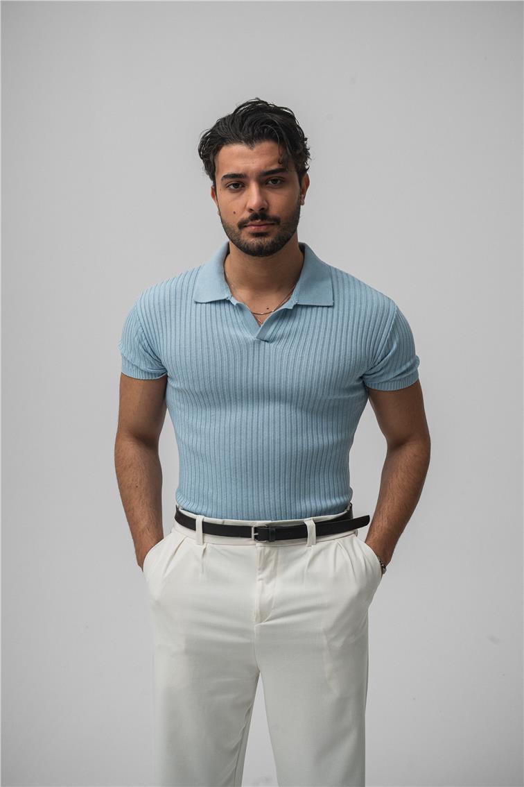 Slim Fit Knit T-Shirt Bebe Mavisi