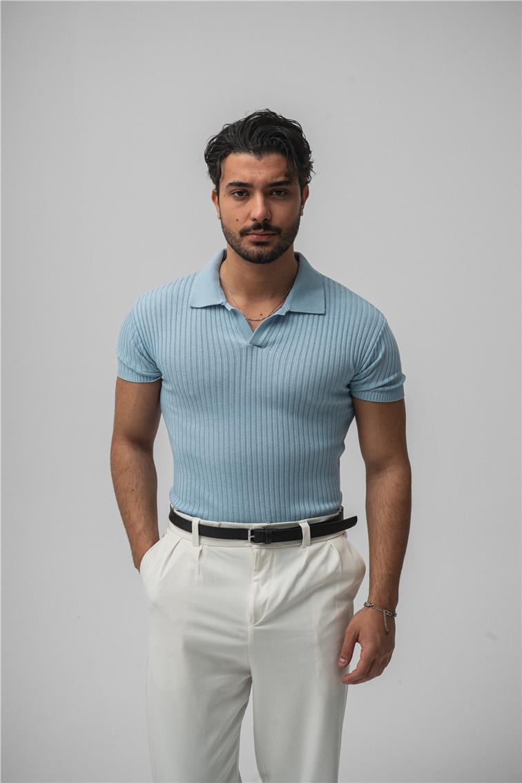 Slim Fit Knit T-Shirt Bebe Mavisi